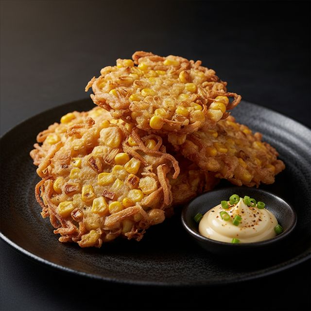Sweet corn tempura