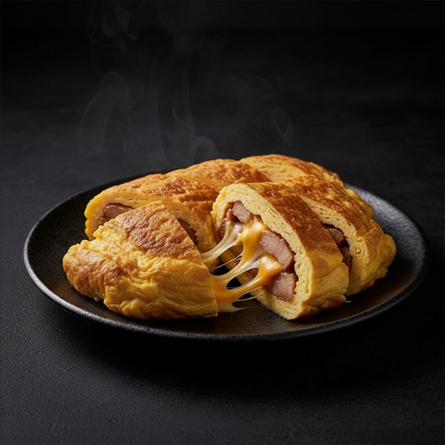 Chashu cheese tamago