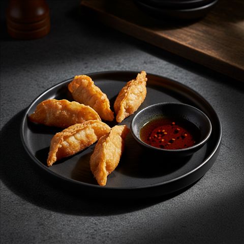 Deep fried gyoza