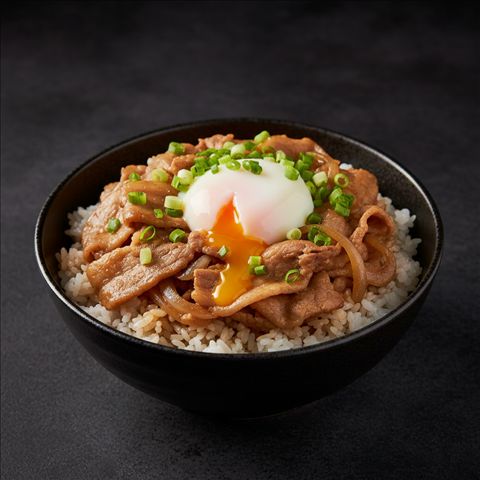 Buta shogayaki donburi