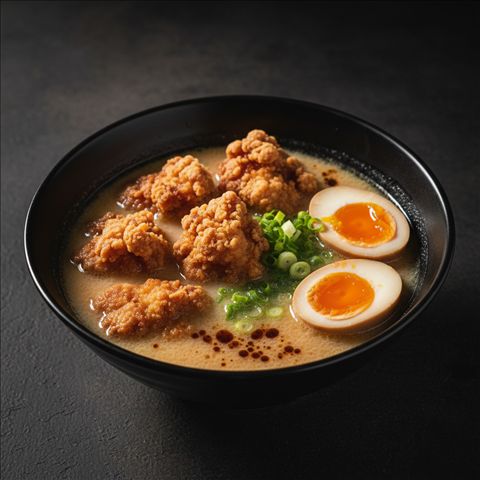 Tori karaage ramen