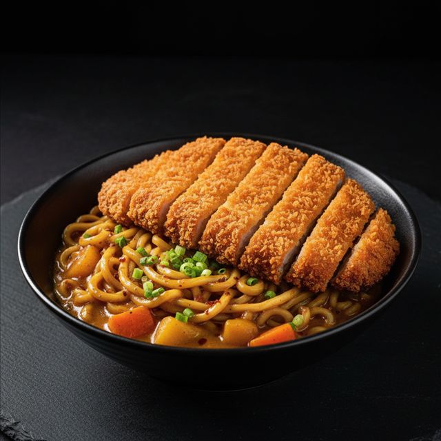 Curry katsu mazesoba