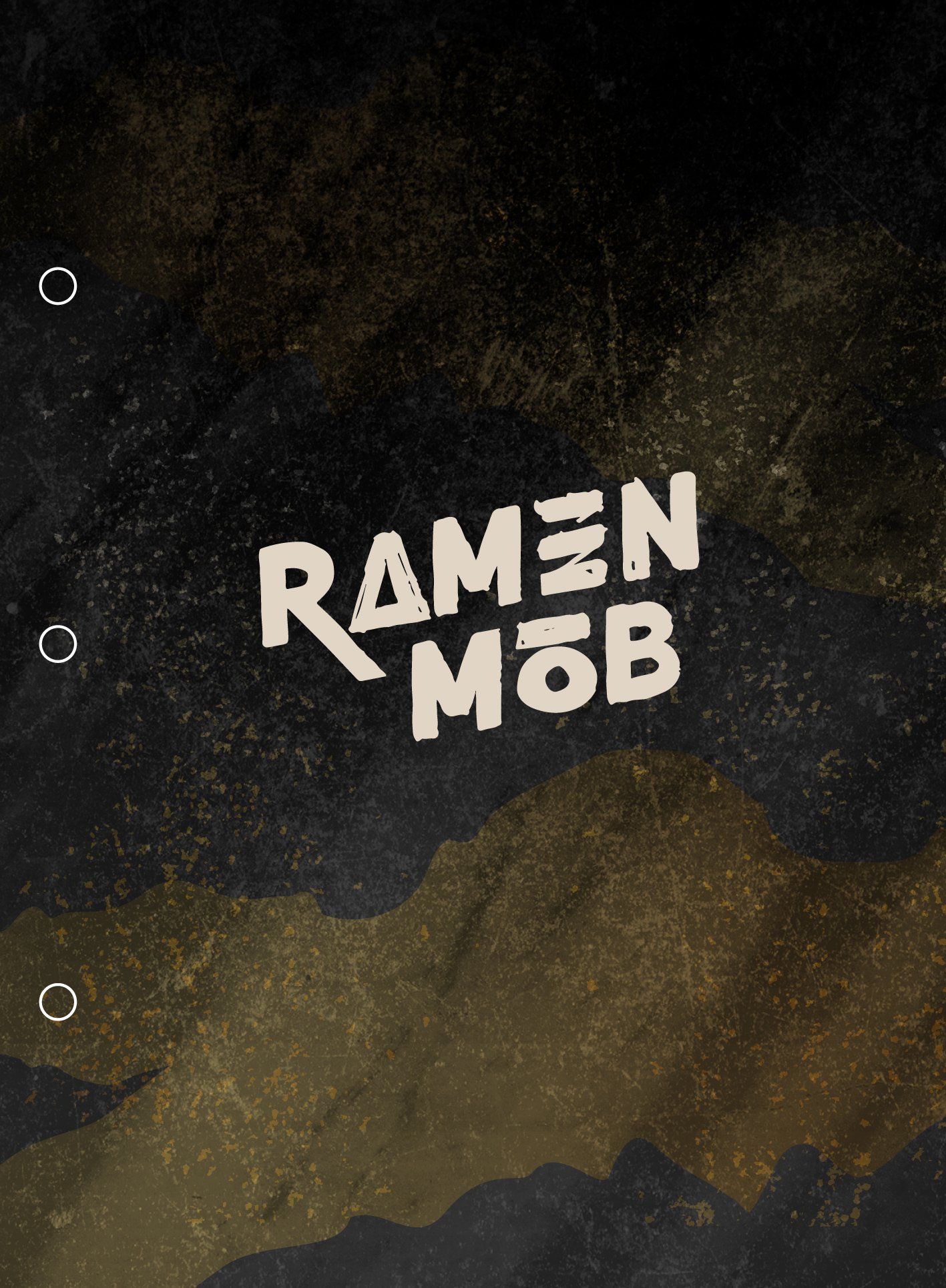 Ramen Mob menu — cover